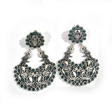 Oxidized earring