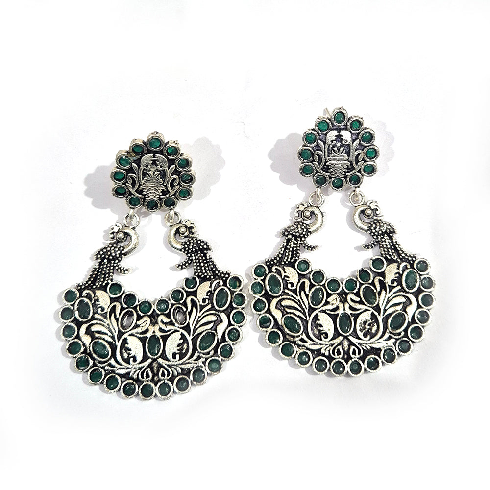 Oxidized earring