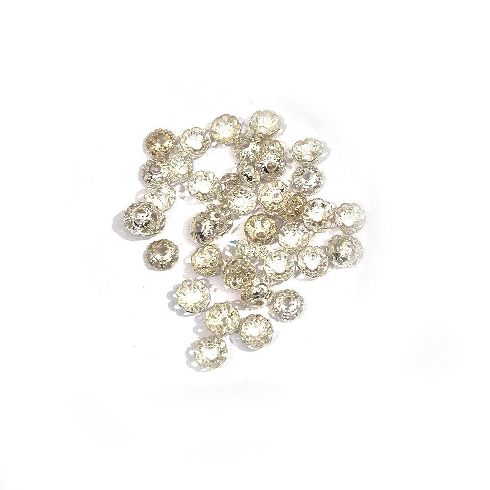 100pcs 7mm bead caps