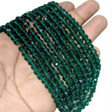 1 LINE/STRING PACK' 6 MM AB Ronelle TYRE Shape CRYSTAL GLASS BEADS full length 80~84 Beads