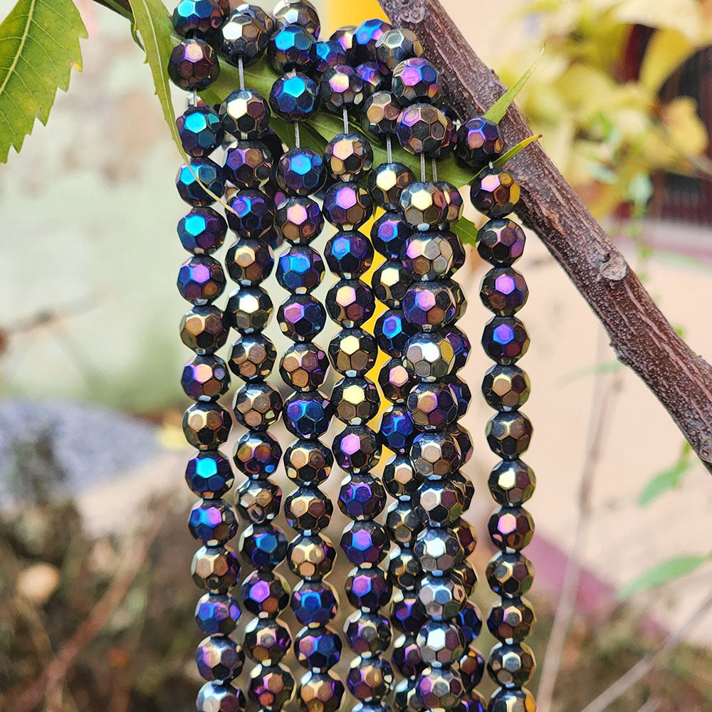 JEWELRY MAKING CRYSTAL FIRE POLISHED IMPORTED GLASS BEADS ROUND