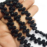 SUPER QUALITY' 9x6 MM TEAR DROP SMOOTH GLASS BEADS' APPROX 67-682 BEADS SOLD BY PER LINE PACK