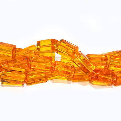 1 STRING/LINE CRYSTAL FIRE POLISHED GLASS BEADS CUBE SHAPE