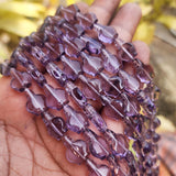 SUPER QUALITY'15X11 MM PERFUME BOTTLE SHAPE PURPLE FIRE POLISHED GLASS BEADS' APPROX 23-24 BEADS SOLD BY PER LINE PACK