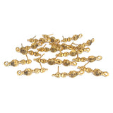 5 PAIR PACK' GOLD OXIDIZED' 25X5 MM' DIY EARRING STUDS (TOPS) USED IN DIY EARRING MAKING