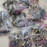 SALE! 10 PIECES ASSORTED PACK OF HANDMADE TUSSEL JEWELLERY FINDING CHARMS