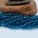 1 LINE/STRING PACK' 6 MM AB Ronelle TYRE Shape CRYSTAL GLASS BEADS full length 80~84 Beads