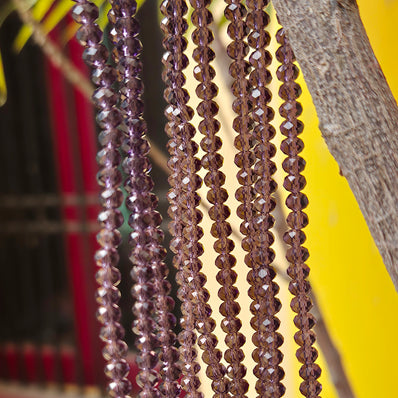 4x3mm Crystal Rondelle Beads, Crystal Glass Beads For Jewelry making Length of strand: 41 cm ( 16 inches ) About 135~140 Beads