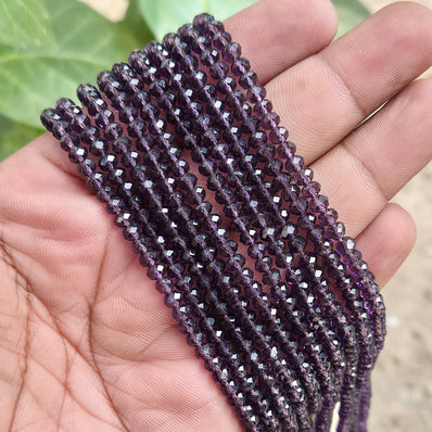 4x3mm Crystal Rondelle Beads, Crystal Glass Beads For Jewelry making Length of strand: 41 cm ( 16 inches ) About 135~140 Beads