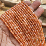 PER LINE/STRANDS NATURAL BEADS 4 MM, HOLE: 1MM' ABOUT 110-115 PIECES, 15 INCHES