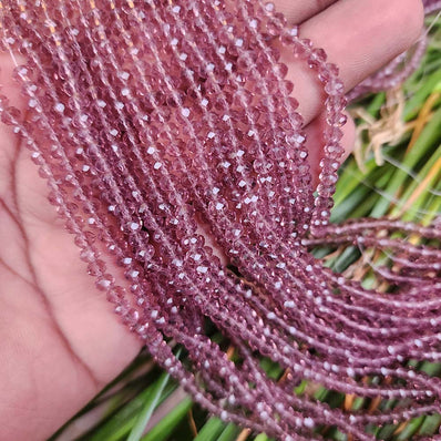 4x3mm Crystal Rondelle Beads, Crystal Glass Beads For Jewelry making Length of strand: 41 cm ( 16 inches ) About 135~140 Beads