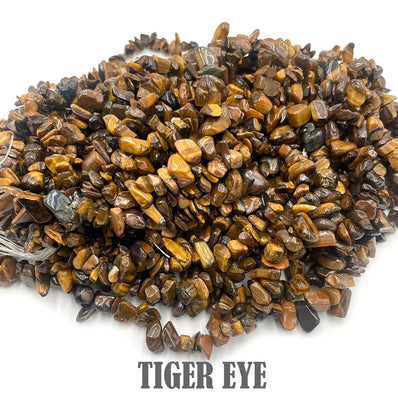 UNCUT SEMI PRECIOUS BEADS' TIGER EYE STONE ' 30 INCHES APPROX' SOLD BY PER LINE PACK