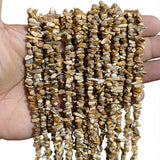 Natural Picture Jasper Chip Beads 5-10mm | 30 Inch Strand | 260-270 Beads Per Line | Genuine Gemstone Chips for Jewelry Making