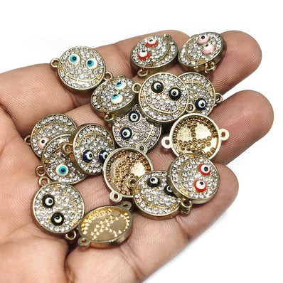 10 PIECES PACK MIX SMILEY AD CHARMS