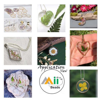 SET OF 10 PCS PKG. HOLLOW OPEN BEZEL CHARMS FRAMES FOR MAKING RESIN PENDANTS AND EARRING