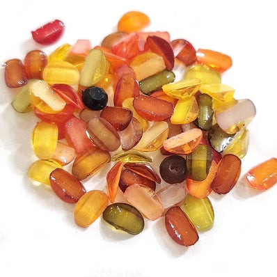 300 Pcs Fine quality Mix Acrylic stone for jewelry and art crafts in size about 4x6mm