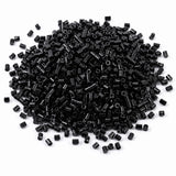 100 grams Pkg. SALE, Jet Black Tube Cut Beads 2mm – 100 Grams Pack | Black Glass Tube Seed Beads for Jewelry Making, Embroidery & DIY Crafts