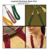 Fine quality of Multi Strand Connector Necklace Dori Sold Per Piece