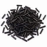 SALE, 100grams, Jet Black Bugle Beads 2x10mm – 100 Grams Pack | Black Glass Tube Beads for Jewelry Making, Embroidery, Bead Weaving & DIY Crafts
