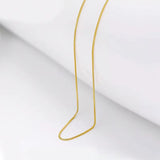 Very Thin, Anti-Tarnish, High Quality, Durable Gold Plated, Gold Plated No-Tarnish No-Fading, Jewelry box chain Gold Plated