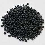100 grams, Sale Lot Factory Overstock Black Seed Beads 3mm (8/0) – 100 Grams Pack | Economy Quality Glass Seed Beads for Jewelry Making, Embroidery & DIY Crafts