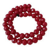 10mm, 2 STRANDS/LINE EACH 16", JADE IMITATION GLASS BEADS 44~45 BEADS APPROX IN 16 INCHES STRAND/LINE