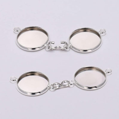 50pcs lot, Buckle Clasp Connectors Clasp Connectors For Jewelry Making Finding