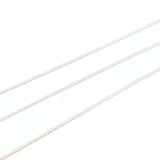 1 Meter Pack thin Silver plated Premium Quality anti tarnish chain for jewelry making