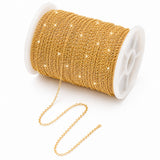 Chain by Meter – 1.6mm Gold Plated Sitara Jewelry Chain | Tarnish Resistant | Premium Quality