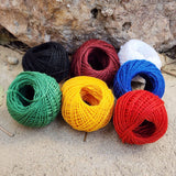 7 colors combo cotton threads for jewelry making