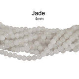 PER LINE/STRANDS NATURAL BEADS 4 MM, HOLE: 1MM' ABOUT 92~94 PIECES, 15 INCHES