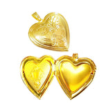 2 PCS LOT, HEART SHAPED OPENABLE PHOTO LOCKET JEWELLERY FOR WOMEN IN SIZE ABOUT 30MM