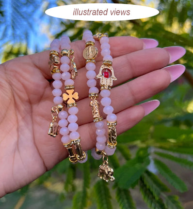 1 LINE PACK' OPAQUE ROSE PINK LIMITED STOCK CRYSTAL FACETED RONDELLE BEADS 6 MM, 80 BEADS