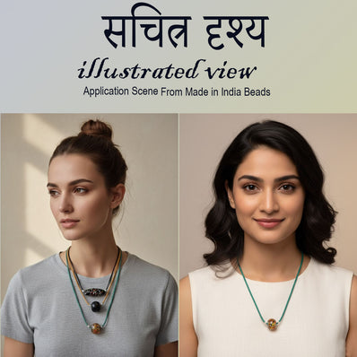 25pcs Large Size beads, large hole Vintage Trade Beads for jewelry making