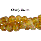 10mm Round Per Line aprox 16 inches Long Swirl Cloudy shade handmade glass beads for jewelry making