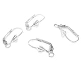 10 Pairs (20 Pcs) silver color leverback earwire