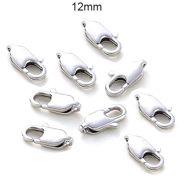 10 Pcs Pkg. Best quality of Rectangle Lobster Claw clasp lock for