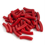 Vibrant Red Acrylic Arc Pipe Beads – 32x7 mm, 20 Pieces Loose Pack