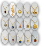 As much as Low Rs.39.00 Per Pc, Random Mix Wholesale Lot Gold Plated Chain with Pendant – Minimalist Fashion Necklace for Women girls