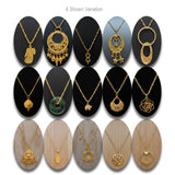 As much as Low Rs.39.00 Per Pc, Random Mix Wholesale Lot Gold Plated Chain with Pendant – Minimalist Fashion Necklace for Women girls