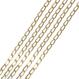3 Meters Gold Plated Chain for jewelry making in size about 3mm thickness