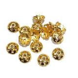 50 Pcs Bead cap gold plated for jewelry making