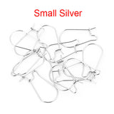 20 Pair Pack' (40 Pieces) Liver Back Ear Wire' 18 mm