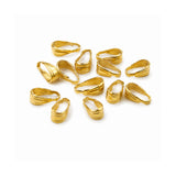 6mm Gold Plated Small Pendant Bail for Jewelry Making – 100 Pieces Pack