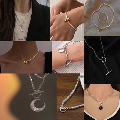 10pcs pkg. 12mm Small size,  toggle claps Silver antique,