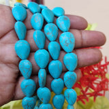 Howlite Turquoise Beads Sold Per Line approx 25~26 beads, in size about 12x15mm