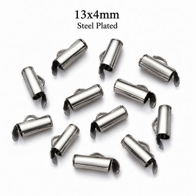 20 PCS Antique Silver Plated Slider Clasp 13x4mm for Bead Loom, Seed Bead & Chain Jewelry Making