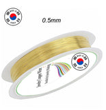 About 25 GAUGE CRAFT WIRE PER ROLL/SPOOL MADE IN MADE IN KOREA IMPORTED HIGH QUALITY