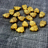 9x7mm Owl gold oxidized metal beads Sold Per 50 Pcs Pack
