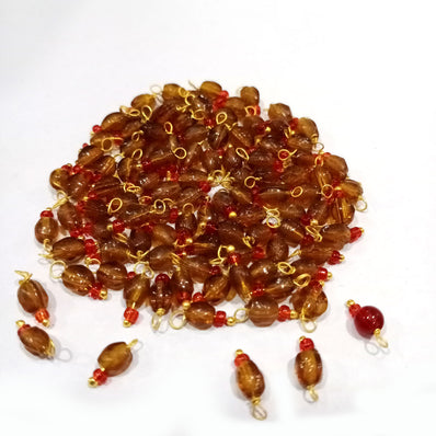 100 Pcs Pack Loreal Charm tiny with handmade wire loop best for adornment for earring, pendant jewelry